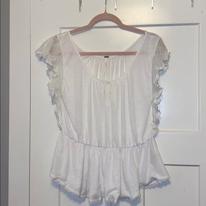 white free people top